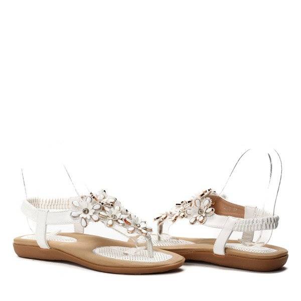 OUTLET Flip-flops albe Joslyn - Încălțăminte