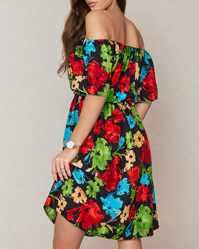 Royalfashion Rochie mini de damă cu model a'la hiszpanka