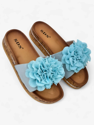 Papuci pentru femei Royalfashion cu flori Focce
