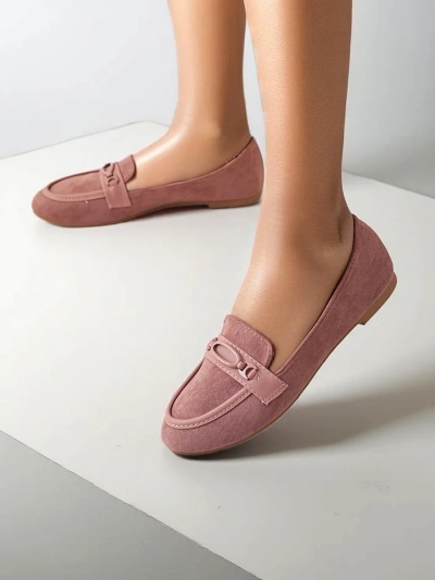 Mocasıne ecologice din suede pentru femei Royalfashion Zammei