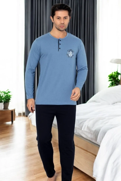 Royalfashion Pijamale Bărbați din Bumbac