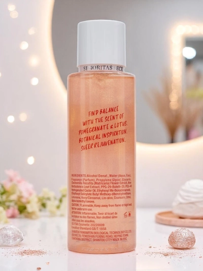 Senoritas Secret Body Mist Seduction Shimmer cu sclipici