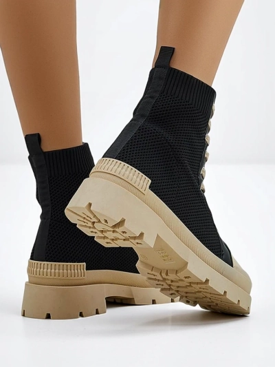 Sneakers înaltă pentru femei Royalfashion pe o talpă groasă Heyloy