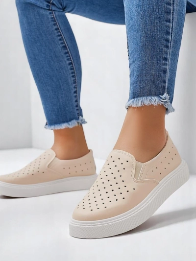 Pantofi sport cu șireturi perforați pentru dame Royalfashion Vaned