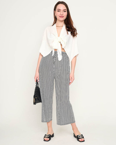 Pelerina scurta dama alba - Imbracaminte