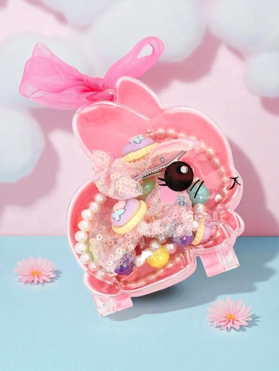 Set de bijuterii pentru copii Bambina Allegra Alb