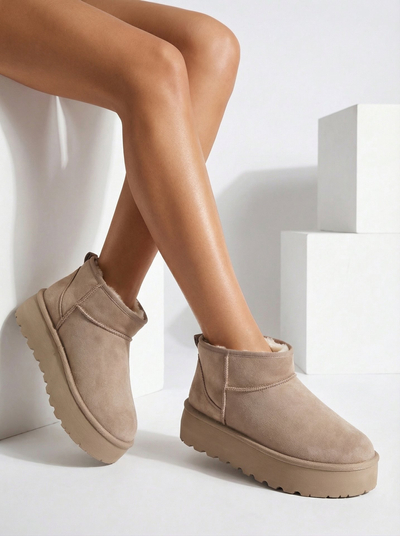 Royalfashion Cizme de zăpadă cu platformă a'la pentru femei Dagodo