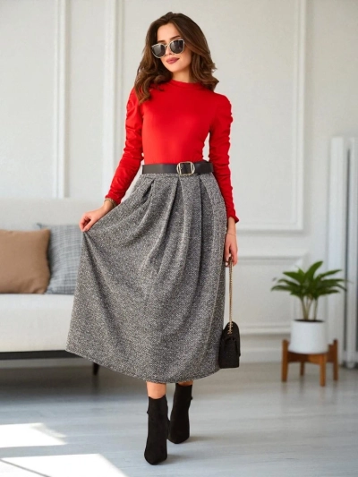 Fusta midi pentru femei de la Royalfashion