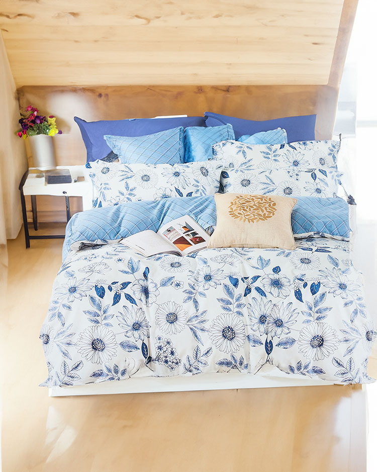 Royalfashion Lenjerie de pat cu flori 160x200 set de 3 piese