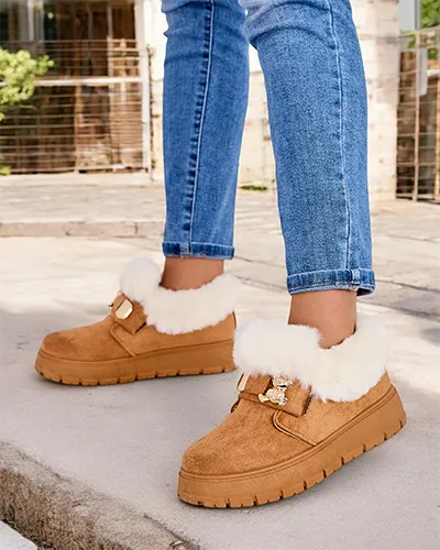 Royalfashion Cizme scurte pentru femei a'la cizme de zăpadă Dobis