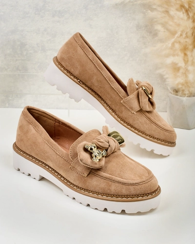 Royalfashion Mocasini de damă cu fundiță Ezizer