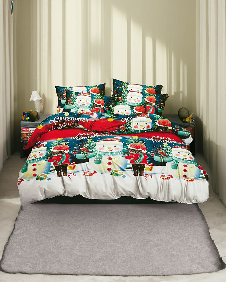 Royalfashion Set de lenjerie de pat cu model 200x220 set de 3-PART