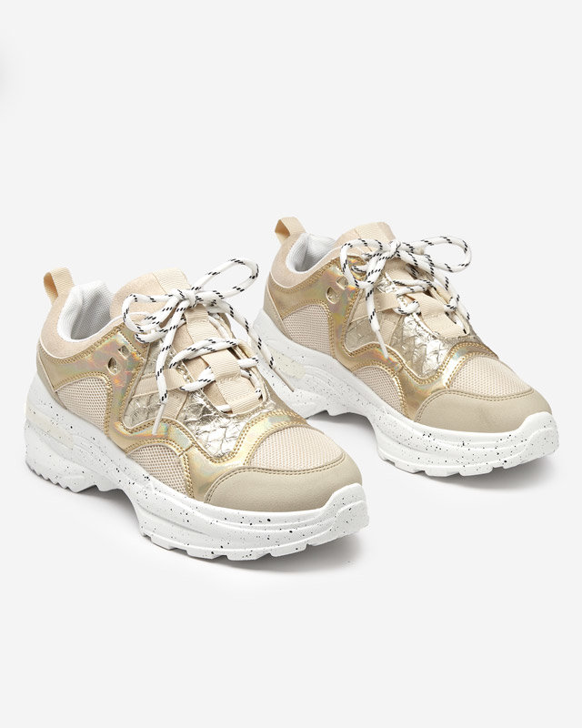 Pantofi sport dama auriu-bej adidasi Dejis - Incaltaminte