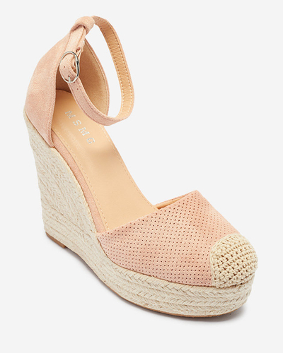 Royalfashion Sandale cu toc Meylasi roz pentru femei