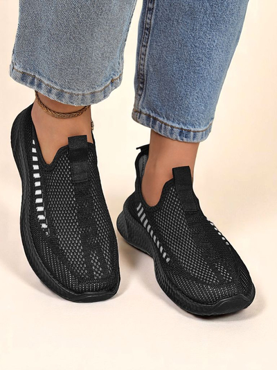 Royalfashion Natikani ženski športni čevlji iz blaga Sport Slip-On