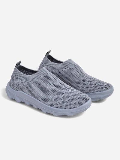 Damske sneakersy golembie šare Silvana - wygodne boty slip-on do miasta