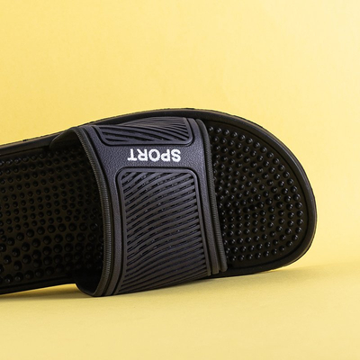 Papuci bărbați cauciuc bleumarin cu vârfuri Liw - Încălțăminte