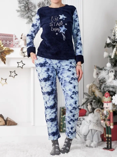 Pijamale pentru femei Royalfashion a'la Fleece Life Star Enjoy