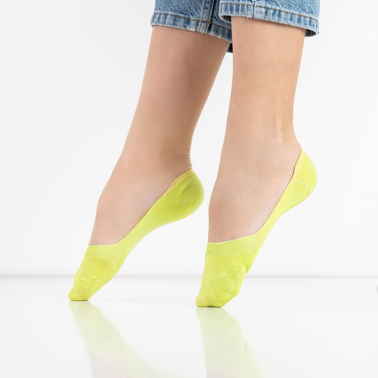 Șosete dama verde neon - Șosete