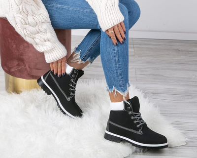 Ghete izolate negre Sabina - Încălțăminte