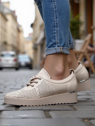 Royalfashion Muli perforate pentru femei Gofielle