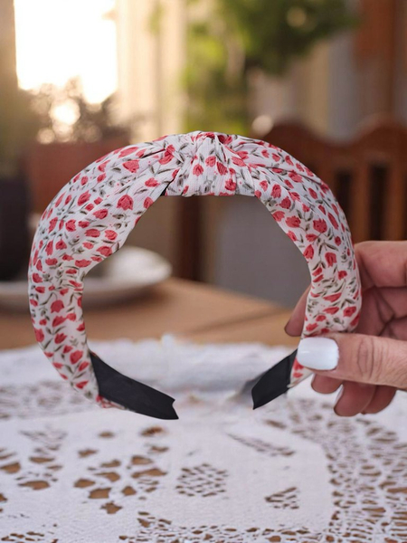 Royalfashion Bentită cu Fundiță, model Floral Lilia