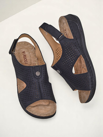 Royalfashion Sandale decupate pentru femei Leminni