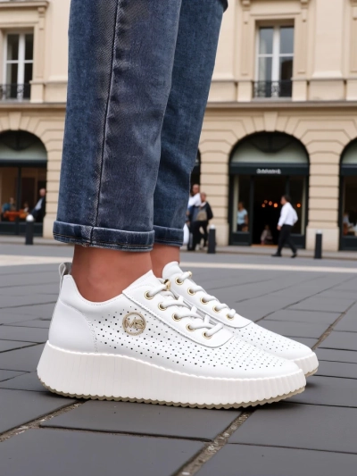Royalfashion Adidași sport perforați pentru femei Jovenes