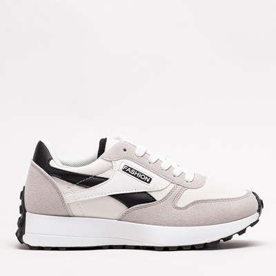 Pantofi sport de dama alb si gri de la Berinn - Incaltaminte