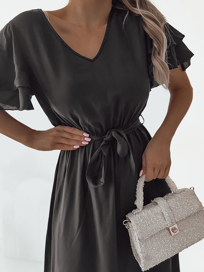 Royalfashion Rochie midi simplă pentru femei