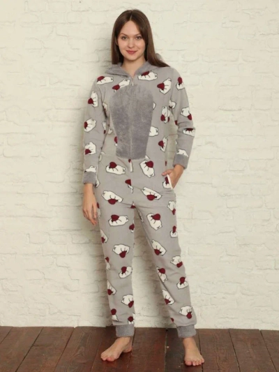Royalfashion Pijama cu un singur articol pentru femei