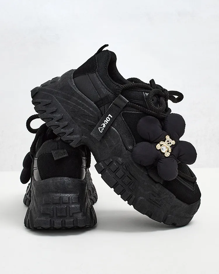 Royalfashion Adidași cu platformă pentru femei Bereya