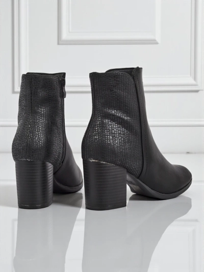 Cizme de gleznă pentru femei Royalfashion pe un toc Abinom