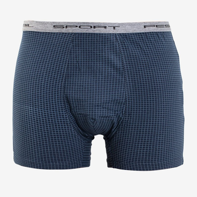 Pantaloni scurți pentru bărbați de culoare albastru marină - Lenjerie intimă