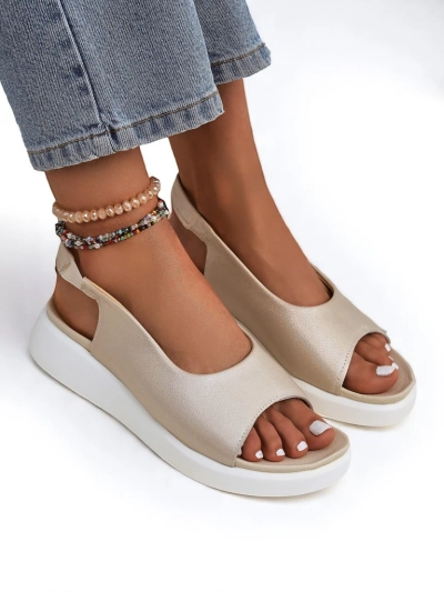 Royalfashion Sandale de damă cu talpă groasă Luna Shines