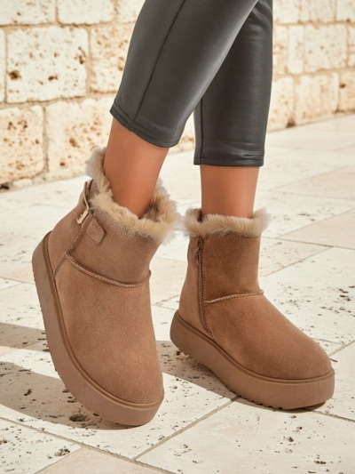 Royalfashion Kratke buti a'la snegovci ženske Winter Crest