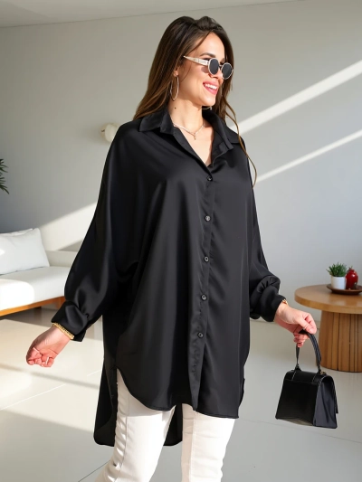 Royalfashion Cămașă lungă oversized pentru femei