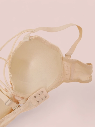 Royalfashion Bralette căptușit pentru femei cu dantelă