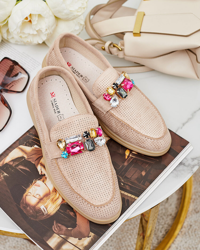 Royalfashion Mocasini de damă traforați Mettele