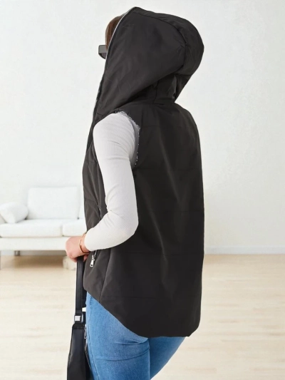 Royalfashion Vest dama lung matlasat