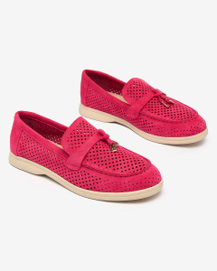 Royalfashion Fuchsia Mocasini Lux Classic Openwork pentru femei