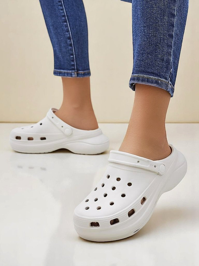 Sandale din cauciuc pentru femei Royalfashion cu decupaje Dellosa