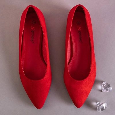 OUTLET Pompe roșii pentru femei Naliza- Încălțăminte