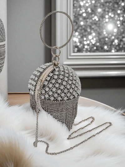 Royalfashion Damska torebka kula z cyrkoniami Velora Bloom
