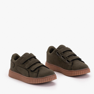 Pantofi sport pentru baieti verde inchis - Incaltaminte