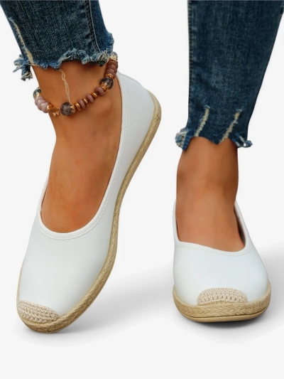 Espadrile ecologice din suede pentru femei Royalfashion Aroles