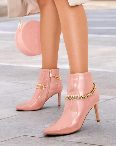 Bocanci cu toc inalt pentru femei de la Royalfashion Lesefe