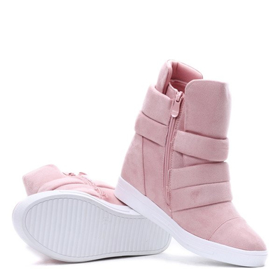 Różowe sneakersy Jane - Obuwie