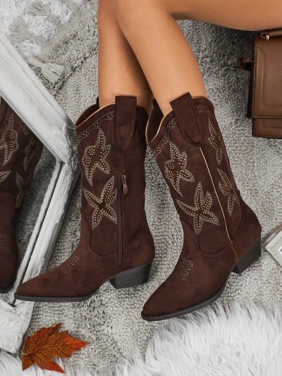 Cizme de damă tip cowboy Zephira