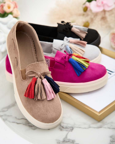 Royalfashion Mocasini de damă cu ciucuri Bererto